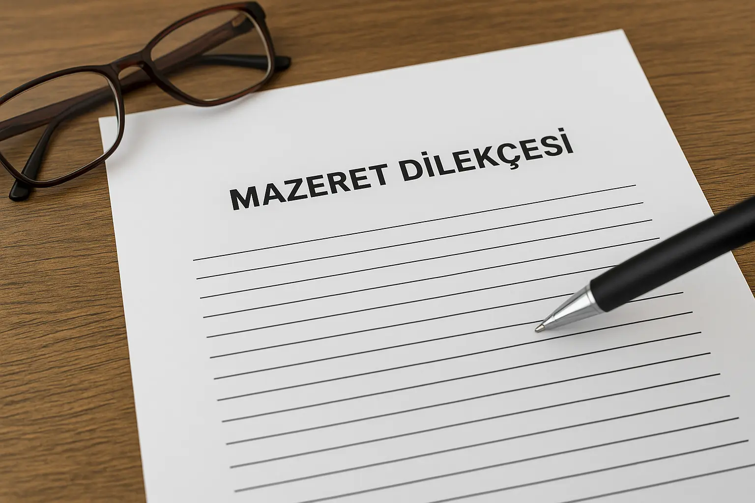 Mazeret Dilekçesi Örneği